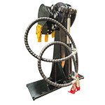 Straight-arm bucket